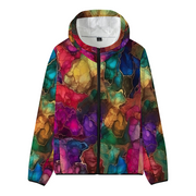 Ladies' Full Zipper Hoodie, Zipper Hoodie, Women Zipper Hoodie, Dressy Zipper Hoodie, Rainbow Hoodie, LGBTQ Hoodie