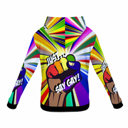Gay Pride Hoodie, Just Say Gay Pride Hoodie, Rainbow Pride Hoodie, Queer Hoodie, Men's Gay Pride Hoodie, Women's Gay Pride Hoodie