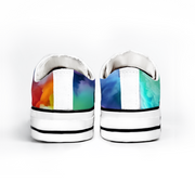 Gay Pride rainbow Cloud Sneakers Unisex Low Top Canvas Shoes, Gay Pride Snekers