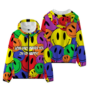 Gay Pride Hoodie, Pride Hoodie, Love is Love Hoodie, Smiley Face Hoodie, LGBTQ Hoodie, Gay and Lesbian Hoodie, Queer Hoodie, Rainbow Hoodie