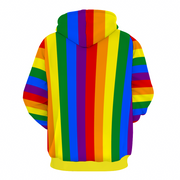 Gay Pride Hoodie, Baja Style  Hoodie, Mexico Hoodie, Pride Hoodie, Gay Man Hoodie, Lesbian Hoodie, Rainbow Flag Hoodie, LGBTQ Hoodie, Queer