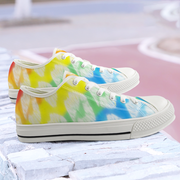 Gay Pride Lips Canvas Shoes Low Top Sneakers Comfortable Walking Flats Shoes