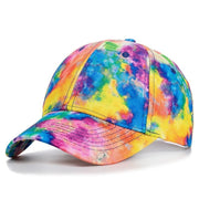 Baseball Hat - Tie Dye Baseball Cap- Rainbow Tie Dye Hat - Tie Dye Baseball Hat - Tie Dye - Baseball Cap - Rainbow Tie Dye Cap - Men & Women - Show Your Gay Pride