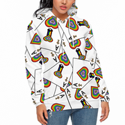 Pride Hoodie, Gay Pride Hoodie, Plush Hoodie, Ace in the Hole Hoodie, Rainbow Pride Hoodie, Gay Hoodie, Hoodie, LGBTQ Hoodie, Queer Hoodie