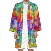 Beach Kimono, Beach Wrap, Bath Robe, Beach Cover, Beach Shawl, Kimono, Bath Robe - Show Your Gay Pride
