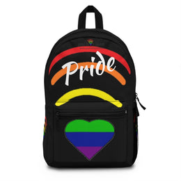 Black Gay Hot Spot Backpack, Gay Book bag, Shoulder bag, School Bag - Show Your Gay Pride