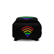 Black Gay Hot Spot Backpack, Gay Book bag, Shoulder bag, School Bag - Show Your Gay Pride