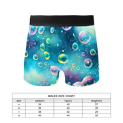 Bubbles Men's Short Pants Summer Swimwear Beach Trunks