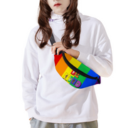 LGBTQ Fanny Pack, LGBTQ Waist Pack, LGBTQ Belt Bag, LGBTQ small pouch bag, Be kind, Sign Language