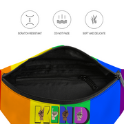 LGBTQ Fanny Pack, LGBTQ Waist Pack, LGBTQ Belt Bag, LGBTQ small pouch bag, Be kind, Sign Language