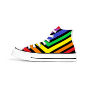 Gay Pride Shoes Unisex High Top Canvas Shoes