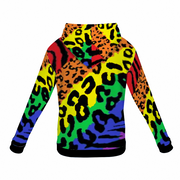 Gay Pride Hoodie, Pride Hoodie, Rainbow Hoodie, Rainbow Leopard Hoodie, Gay Hoodie, Lesbian Hoodie
