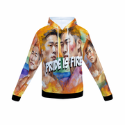 LGBTQ Gay Pride Hoodie, Asian American Gay Pride Hoodie, Pride is Fire Hoodie, Unisex Gay Pride  Hoodie with Pockets