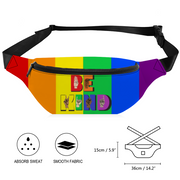 LGBTQ Fanny Pack, LGBTQ Waist Pack, LGBTQ Belt Bag, LGBTQ small pouch bag, Be kind, Sign Language